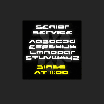 Senior Font