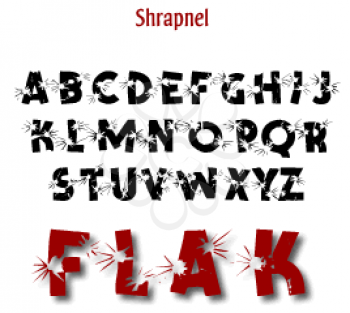 Shrapnel Font