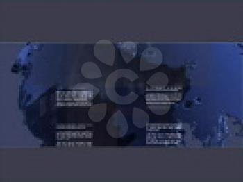 Royalty Free Video of a Map of the World