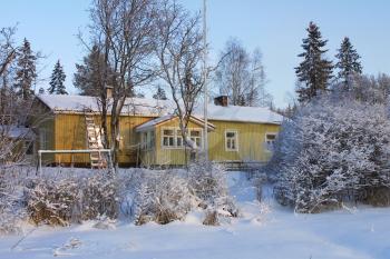 Royalty Free Photo of a House in Winter