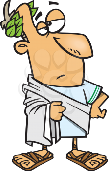 Royalty Free Clipart Image of Caesar