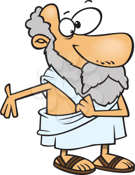 Royalty Free Clipart Image of Socrates