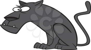 Royalty Free Clipart Image of a Panther
