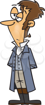 Royalty Free Clipart Image of Mr Darcy