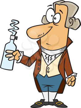 Royalty Free Clipart Image of Antoine Lavoisier