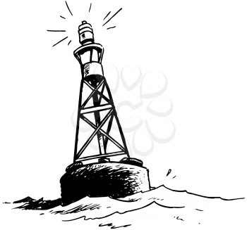 Royalty Free Clipart Image of Buoy