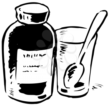 Royalty Free Clipart Image of an Elixer