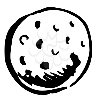 Royalty Free Clipart Image of a Golfball