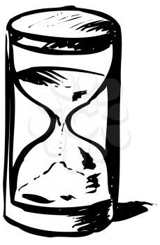 Royalty Free Clipart Imge of an Hourglass