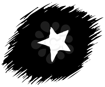 Royalty Free Clipart Image of a Star