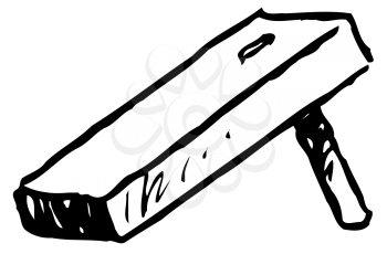 Royalty Free Clipart Image of a Noisemaker