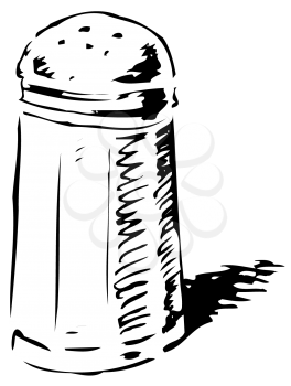 Royalty Free Clipart Image of
a Salt Shaker