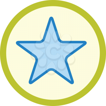 Royalty Free Clipart Image of a Star Symbol