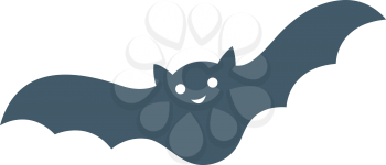 Royalty Free Clipart Image of a Bat Silhouette