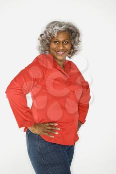 Royalty Free Photo of an Older Woman Smiling
