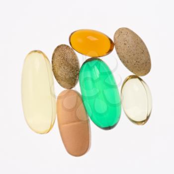 Royalty Free Photo of Supplement Vitamin Pills