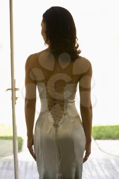 Royalty Free Photo of the Back of an Attractive Woman
