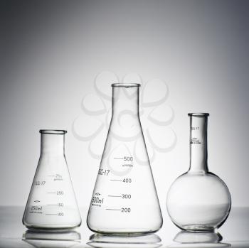 Royalty Free Photo of Glass Science Containers