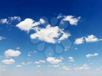 Royalty Free Photo of a Cumulus Cloud Formation in a Blue Sky