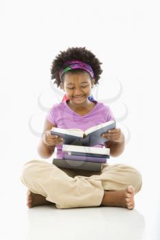 Royalty Free Photo of a Girl Reading