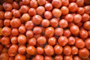 Royalty Free Photo of a Pile of Red Tomatoes 
