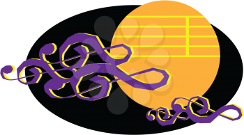 Royalty Free Clipart Image of a Musical Banner