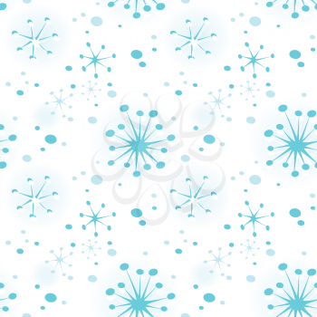 Royalty Free Clipart Image of Snow Flurries