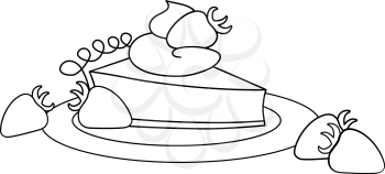 Royalty Free Clipart Image of a Fruit Pie
