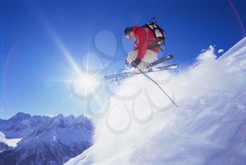 Royalty Free Photo of a Skier