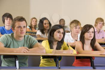 Royalty Free Photo of Students in a Lecture