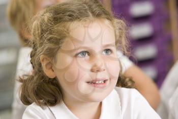 Royalty Free Photo of a Girl in School