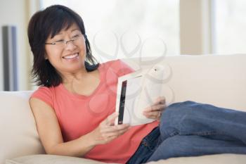 Royalty Free Photo of a Woman With a Book