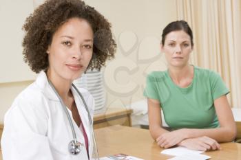 Royalty Free Photo of a Woman in a Doctor's Office