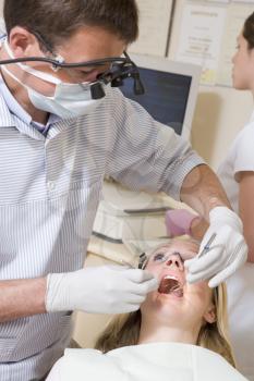 Royalty Free Photo of a Dental Procedure