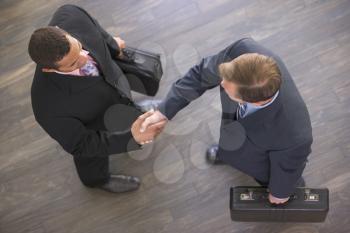Royalty Free Photo of Businessmen Shaking Hands