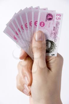 Royalty Free Photo of a Fistful of Money