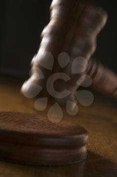 Royalty Free Photo of a Courtroom Gavel