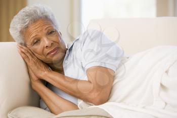 Royalty Free Photo of a Woman Feeling Unwell