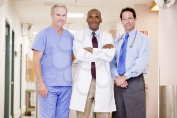 Royalty Free Photo of Doctors in a Hospital