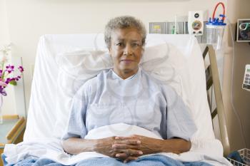 Royalty Free Photo of a Woman in the Hospital
