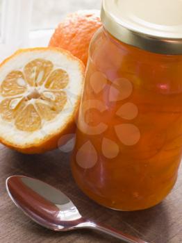 Royalty Free Photo of a Jar of Marmalade