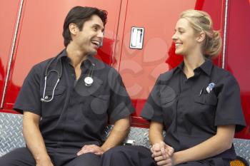 Royalty Free Photo of Two Paramedics