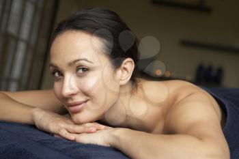 Royalty Free Photo of a Woman Having a Massage