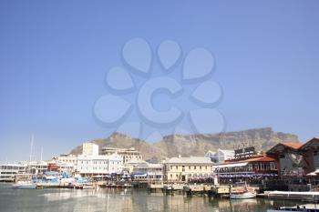 Royalty Free Photo of South the Cape Town, Victoria and Albert Waterfront in South Africa