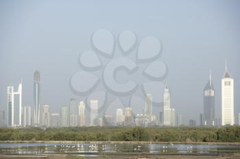 Royalty Free Photo of a Dubai Skyline