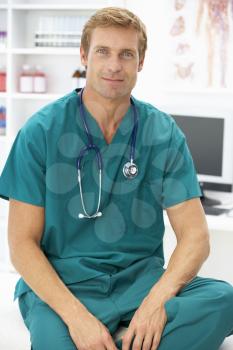 Portrait of surgeon doctor