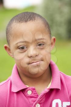 9 year old boy with Downs Syndrome