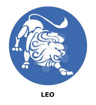 Royalty Free Clipart Image of a Leo Symbol
