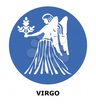 Royalty Free Clipart Image of a Virgo Symbol