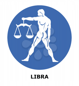 Royalty Free Clipart Image of a Libra Symbol
